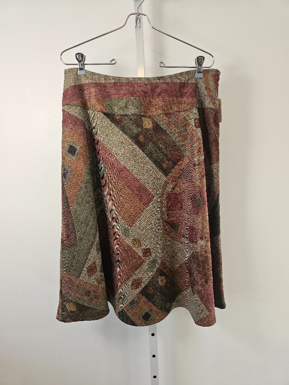 Coldwater Creek Skirt Geometric Boho Grunge A-line Twee S NWT